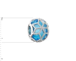 Apart Zawieszka srebrna beads - kwiaty< Beads