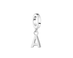 Best Apart Zawieszka srebrna beads - litera A
