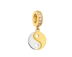 Discount Apart Zawieszka srebrna beads - yin yang