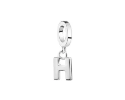 Hot Apart Zawieszka srebrna beads - litera H