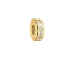 Hot Apart Zawieszka srebrna beads - stoper - z cyrkoniami