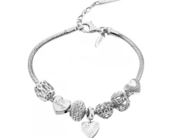 Hot Apart Zawieszka srebrna beads - serce, Dla Mamy