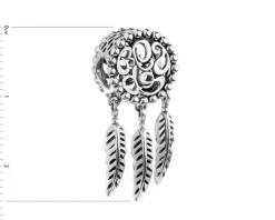 Discount Apart Zawieszka srebrna beads - łapacz snów