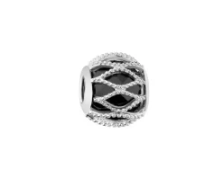 Apart Zawieszka srebrna beads z cyrkonią< Beads