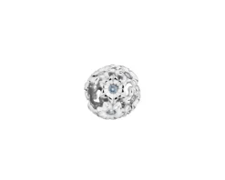 Clearance Apart Zawieszka srebrna beads z cyrkoniami - kwiaty
