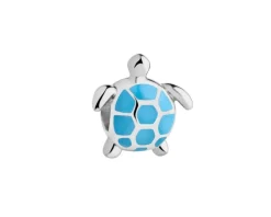 Apart Zawieszka srebrna beads z emalią - żółw< Beads