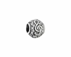 Best Apart Zawieszka srebrna beads z cyrkoniami - nutka