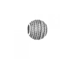 Apart Zawieszka srebrna beads z cyrkoniami< Beads