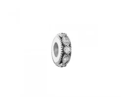 Apart Zawieszka srebrna beads z cyrkoniami - stoper