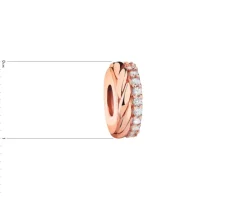 Sale Apart Zawieszka srebrna beads z cyrkoniami - stoper