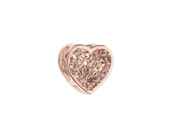 Apart Zawieszka srebrna beads z cyrkoniami - serce, siostra< Beads
