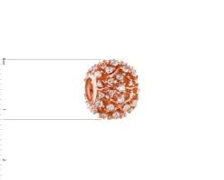 Apart Zawieszka srebrna beads z cyrkoniami< Wszystkie