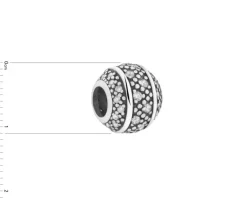 Apart Zawieszka srebrna beads z cyrkoniami< Beads