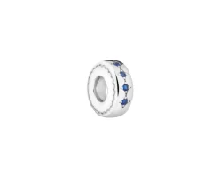 Apart Zawieszka srebrna beads z cyrkoniami - stoper< Beads