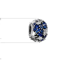 Apart Zawieszka srebrna beads z cyrkoniami< Beads
