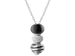 Apart Zawieszka srebrna beads z kryształami< Beads