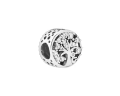 Apart Zawieszka srebrna beads z cyrkoniami - drzewko< Beads