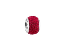 Hot Apart Zawieszka srebrna beads z kryształami