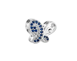 Apart Zawieszka srebrna beads z cyrkoniami - motyl< Beads