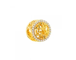 Hot Apart Zawieszka srebrna beads z cyrkoniami - drzewo
