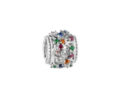 Apart Zawieszka srebrna beads z cyrkoniami< Wszystkie