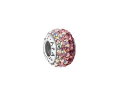 Hot Apart Zawieszka srebrna beads z kryształami