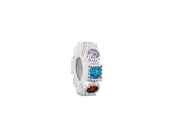 Hot Apart Zawieszka srebrna beads z cyrkoniami - stoper