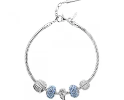 Apart Zawieszka srebrna beads z kryształami< Beads