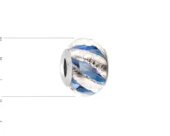 Sale Apart Zawieszka srebrna beads ze szkłem murano