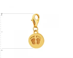 Outlet Apart Zawieszka srebrna charms - Newborn, stópki, dziecko
