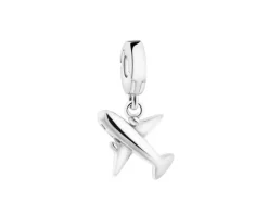 Clearance Apart Zawieszka srebrna new charms - samolot