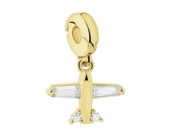 Apart Zawieszka srebrna new charms z cyrkoniami - samolot< Wszystkie