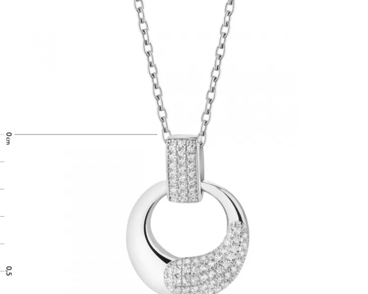 Apart Zawieszka srebrna z cyrkoniami< Zawieszki