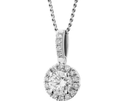 Apart Zawieszka z białego złota z brylantami - 0,43 ct - próba 585< Zawieszki