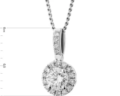 Apart Zawieszka z białego złota z brylantami - 0,43 ct - próba 585< Zawieszki