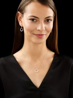 Best Apart Zawieszka z białego złota z brylantami - 0,85 ct - próba 585