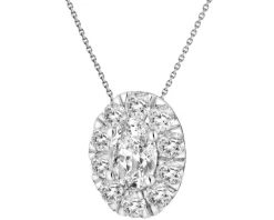 Apart Zawieszka z białego złota z diamentami laboratoryjnymi - 1,50 ct - próba 750< Wszystkie