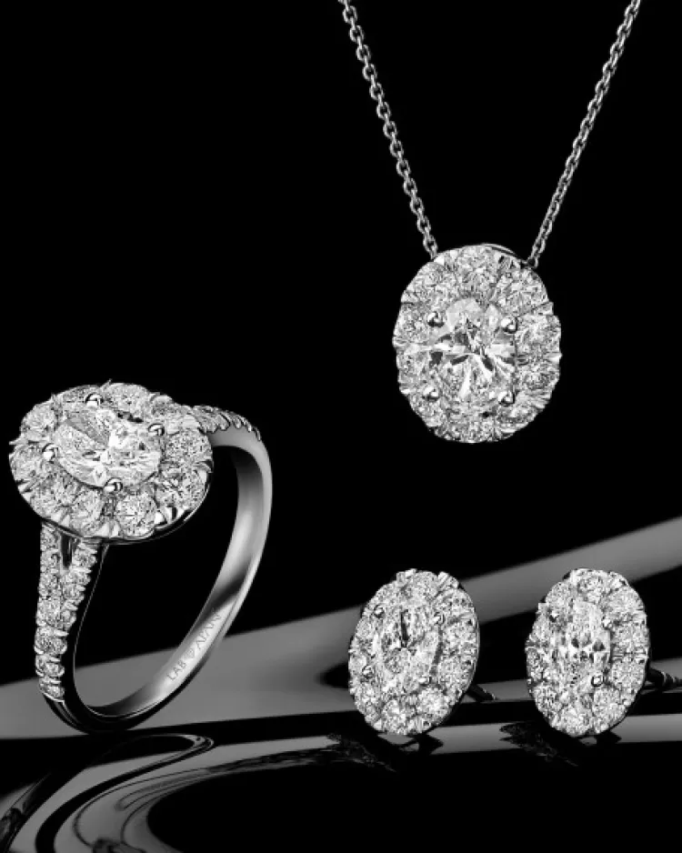 Apart Zawieszka z białego złota z diamentami laboratoryjnymi - 1,50 ct - próba 750< Wszystkie