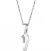 Apart Zawieszka z białego złota z diamentami - medalik Matka Boska - 0,006 ct - próba 585< Zawieszki