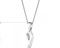 Apart Zawieszka z białego złota z diamentami - medalik Matka Boska - 0,006 ct - próba 585< Zawieszki