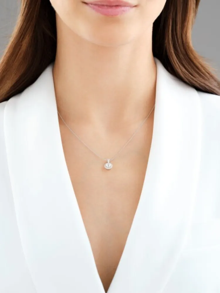 Apart Zawieszka z białego złota z brylantami - SI2/H - 0,64 ct - próba 750< Wszystkie