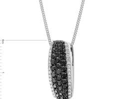 Apart Zawieszka z białego złota z brylantami - 0,66 ct - próba 585< Zawieszki