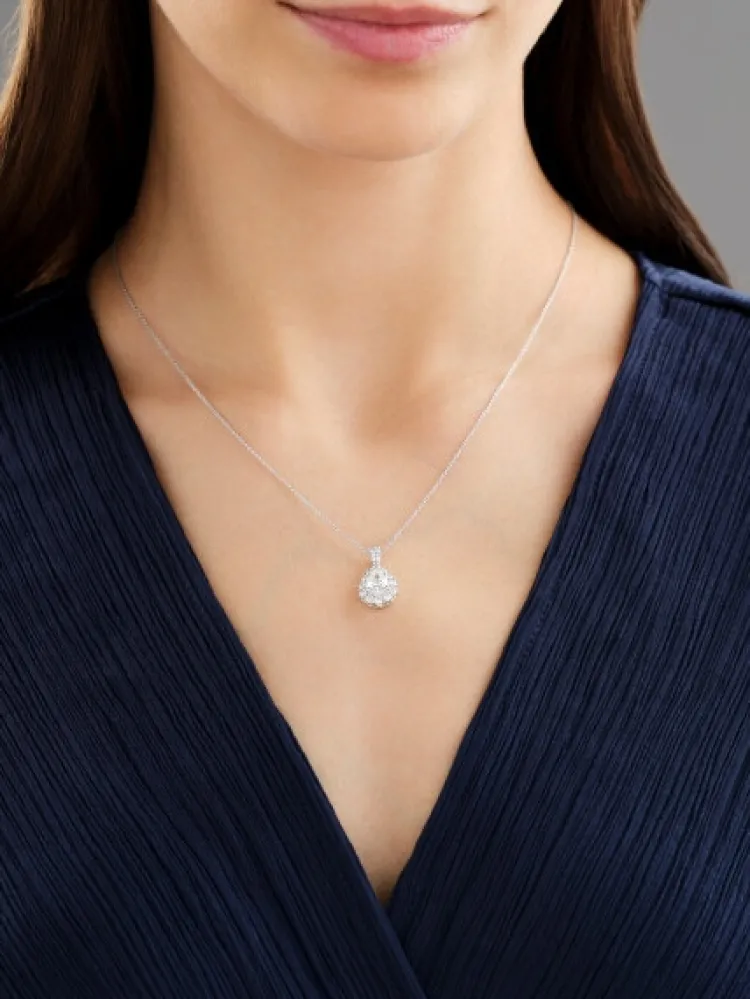 Apart Zawieszka z białego złota z diamentami - 1,54 ct - próba 750< Zawieszki