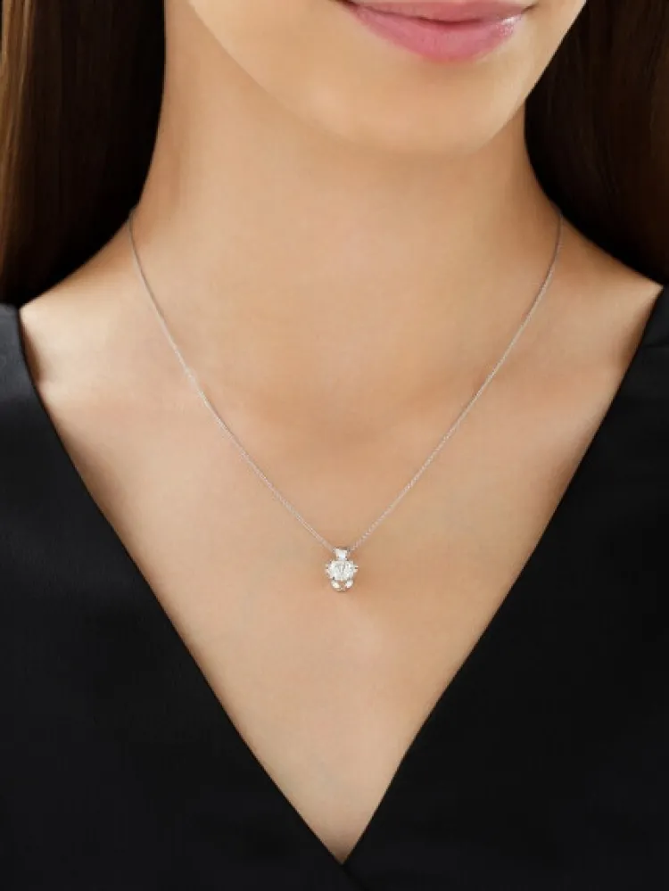 Apart Zawieszka z białego złota z brylantem - SI1/H - 1,00 ct - próba 750< Zawieszki
