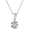 Apart Zawieszka z białego złota z brylantem - 0,18 ct - próba 585< Zawieszki