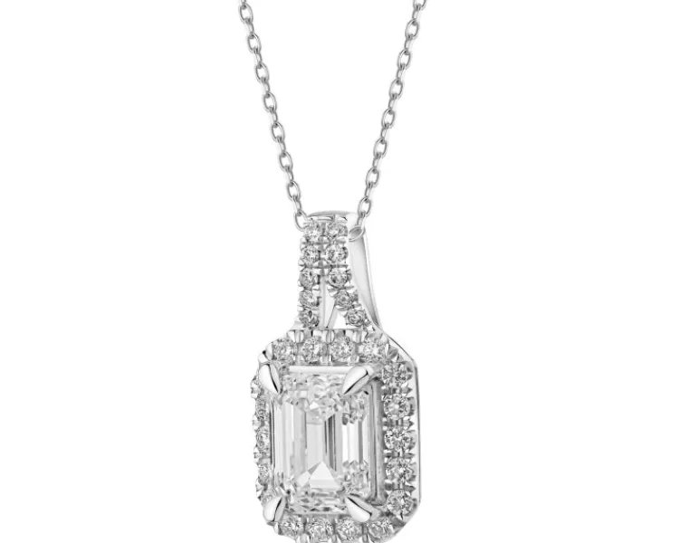 Apart Zawieszka z białego złota z diamentami - SI1/H - 1,15 ct - próba 750< Wszystkie