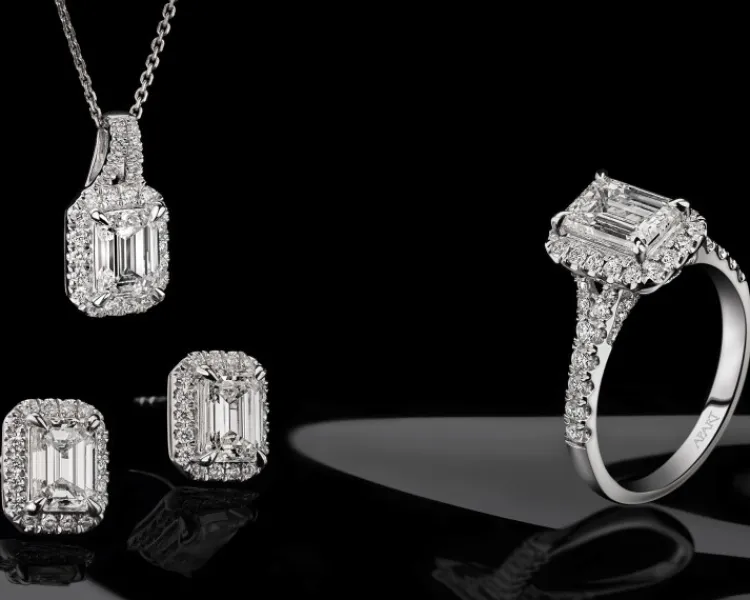 Apart Zawieszka z białego złota z diamentami - SI1/H - 1,15 ct - próba 750< Wszystkie