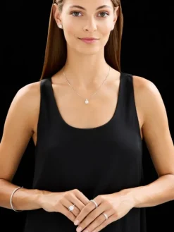 Apart Zawieszka z białego złota z diamentami - SI1/H - 1,15 ct - próba 750< Wszystkie