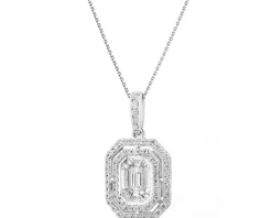 Apart Zawieszka z białego złota z brylantami - 0,63 ct - próba 750< Zawieszki
