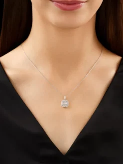 Apart Zawieszka z białego złota z brylantami - 0,63 ct - próba 750< Zawieszki